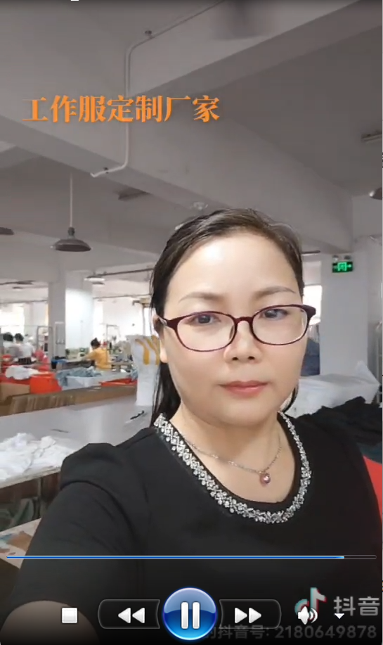 銘利工作服定制現場